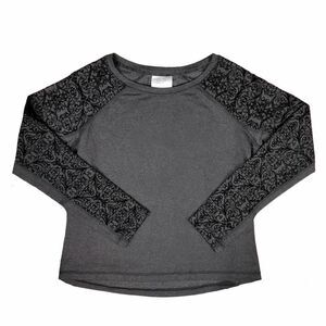 CALIA Carrie Underwood velvet-sleeved baseball tee Limited Edition - Women's Med